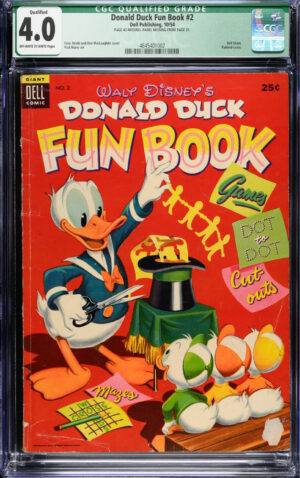 Donald Duck Fun Book, Issue #2, CGC 4.0